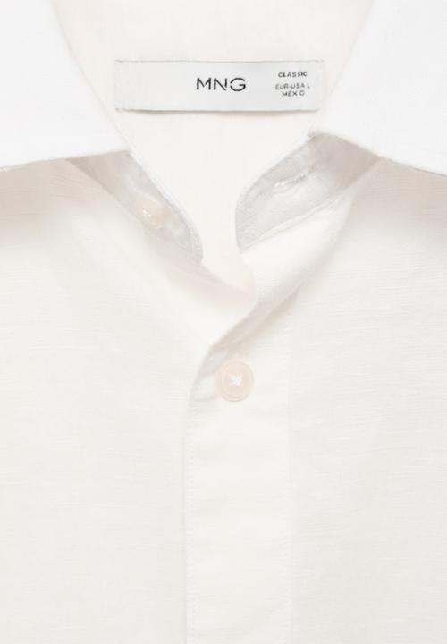 MANGO - Shirt ANTS - White