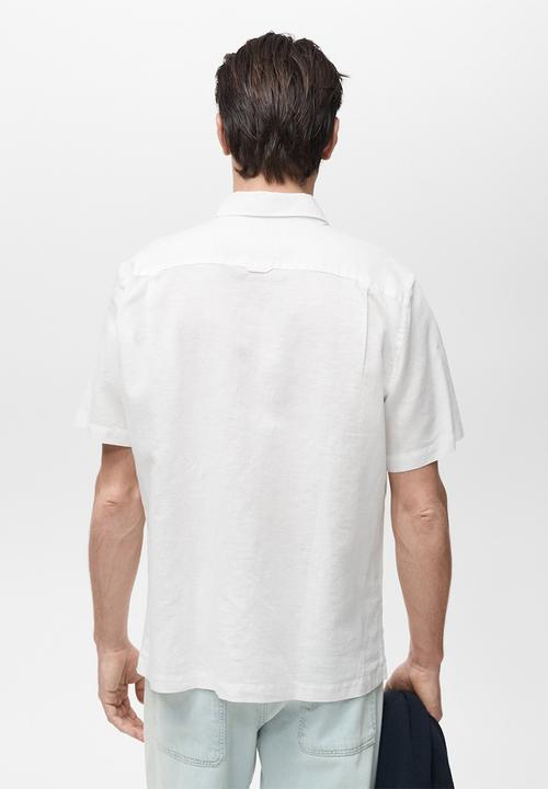 MANGO - Shirt ANTS - White