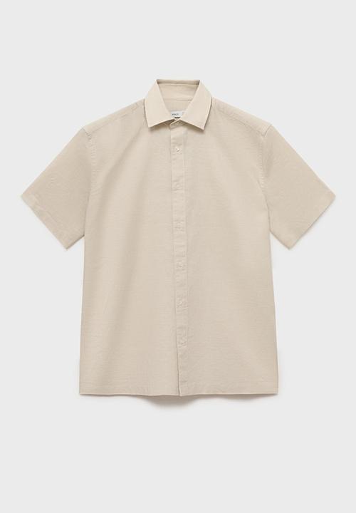 MANGO - Shirt ANTS - Light Beige