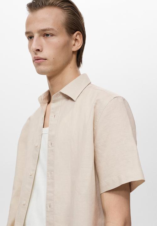 MANGO - Shirt ANTS - Light Beige
