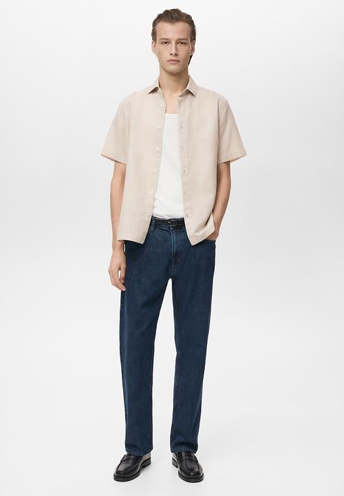 MANGO - Shirt ANTS - Light Beige