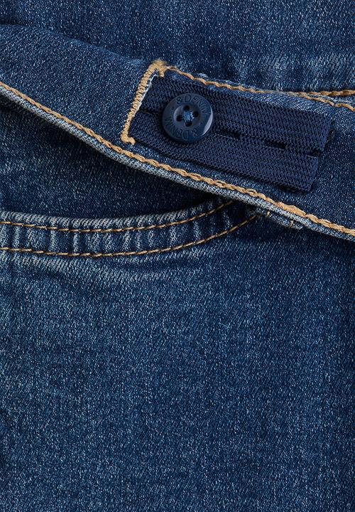H&M - Superstretch slim fit jeans - dark denim blue
