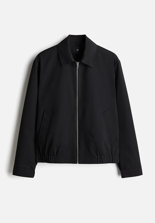 H&M - Regular fit twill jacket - black