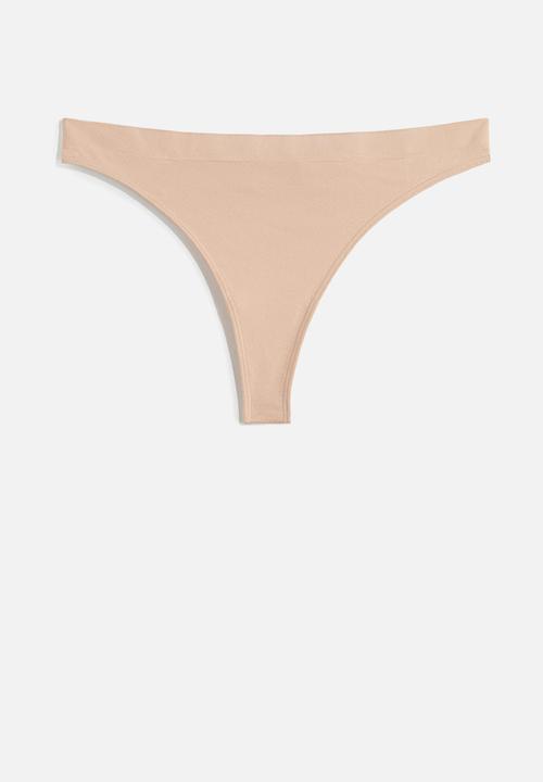 H&M - 5-Pack seamless thong briefs - multi