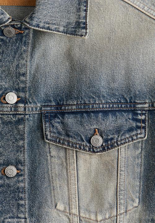 H&M - Oversized denim jacket - denim blue