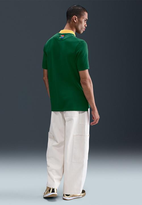 Nike - Springboks Men's  Pique Polo - Gorge Green/University Gold