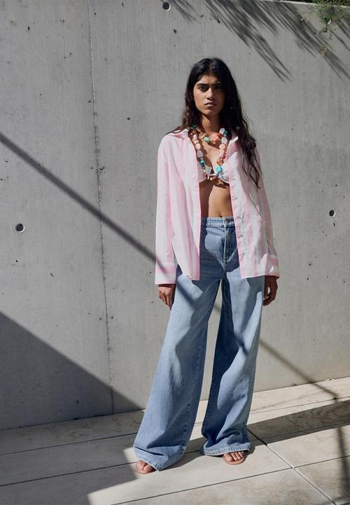 MANGO - Jeans Ona - Open Blue