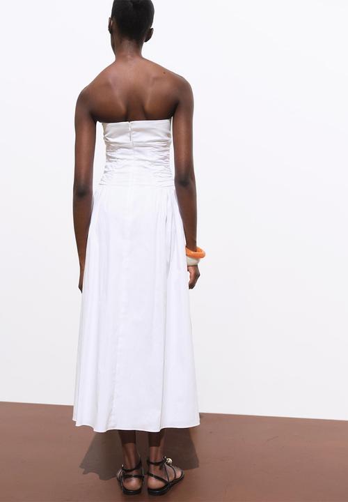 MANGO - Dress Wispa - White