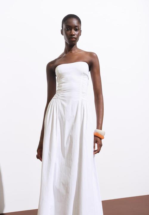 MANGO - Dress Wispa - White