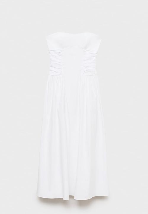 MANGO - Dress Wispa - White