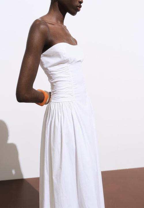 MANGO - Dress Wispa - White