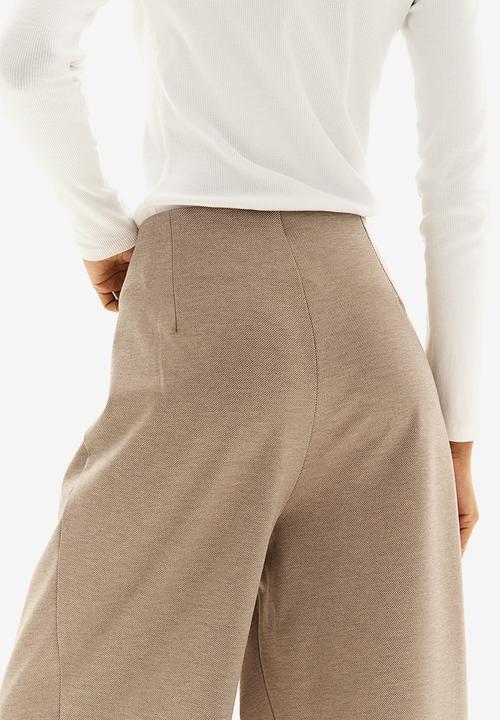 H&M - Tailored jersey trousers - beige