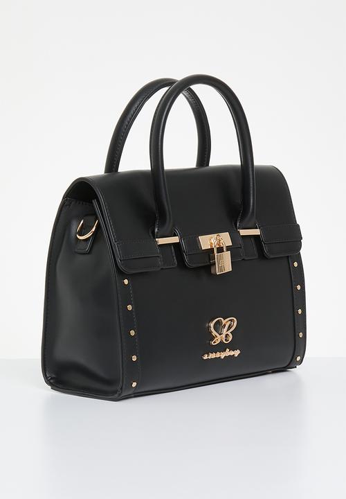 SISSY BOY - Social lock handbag - Black