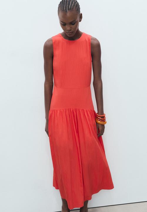 MANGO - Dress Gilda - Bright Red