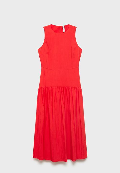 MANGO - Dress Gilda - Bright Red