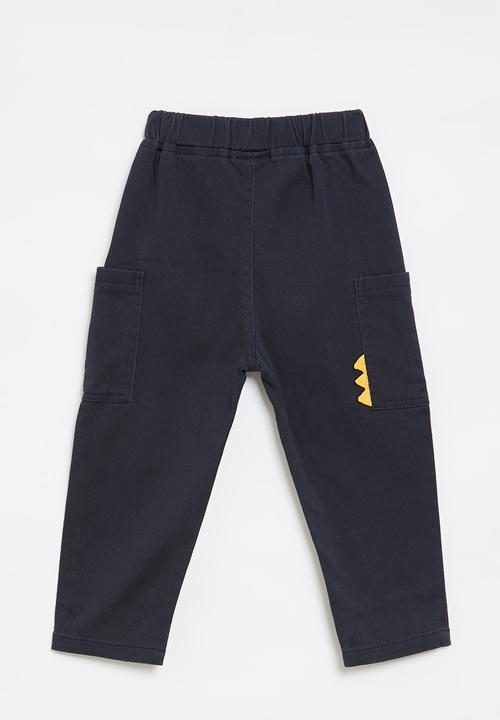 Pop Candy - Tapered pants-navy blue