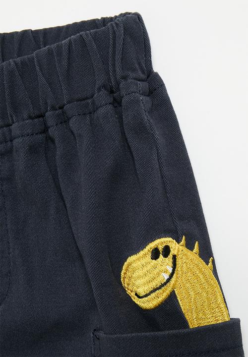 Pop Candy - Tapered pants-navy blue