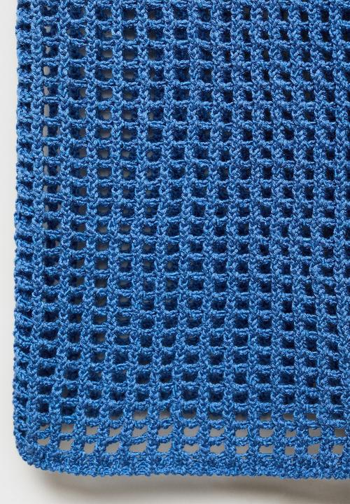 MANGO - Skirt Fabri - Medium Blue
