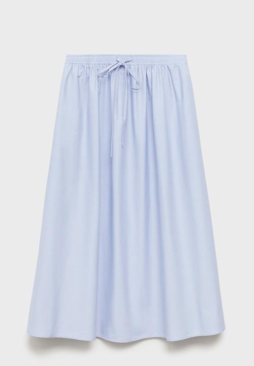 MANGO - Skirt Evia - Light/Pastel Blue