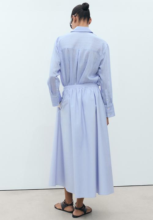 MANGO - Skirt Evia - Light/Pastel Blue