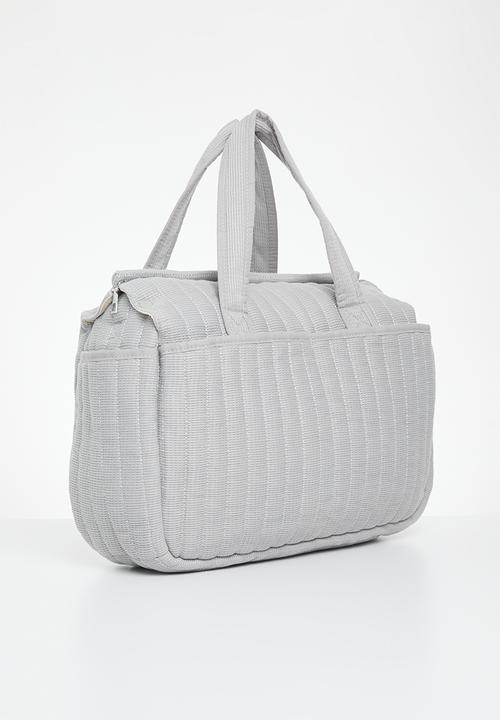 Pop Candy - Quilted nappy bag - grey