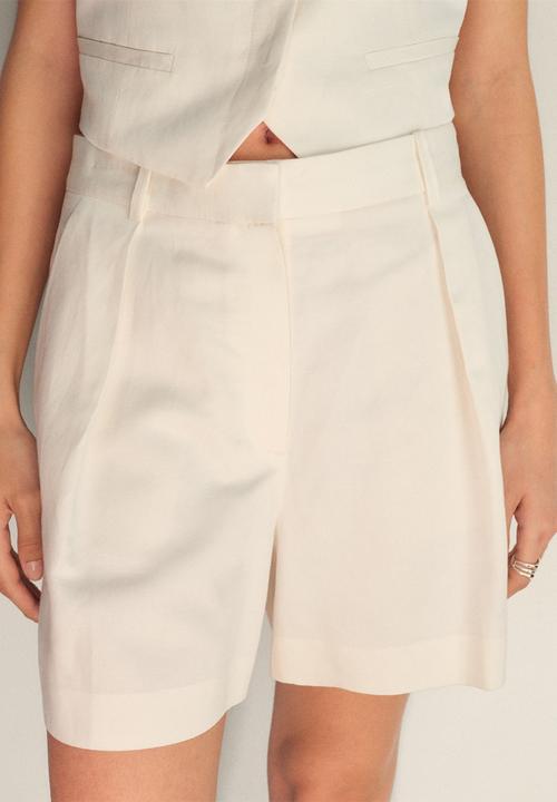 MANGO - Bermudas Max - White