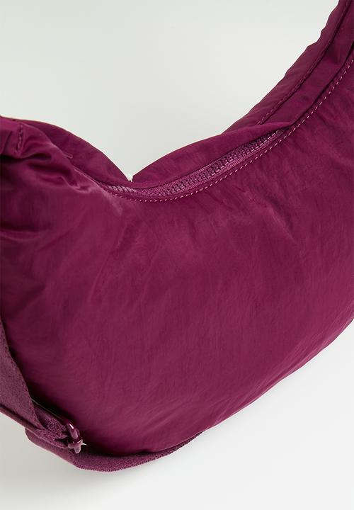 Rubi - Harley crescent sling bag- rich plum