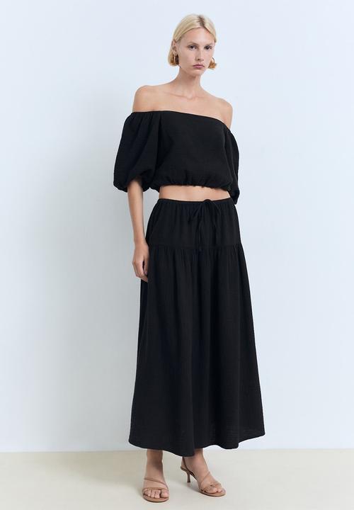 MANGO - Skirt Kimolos - Black