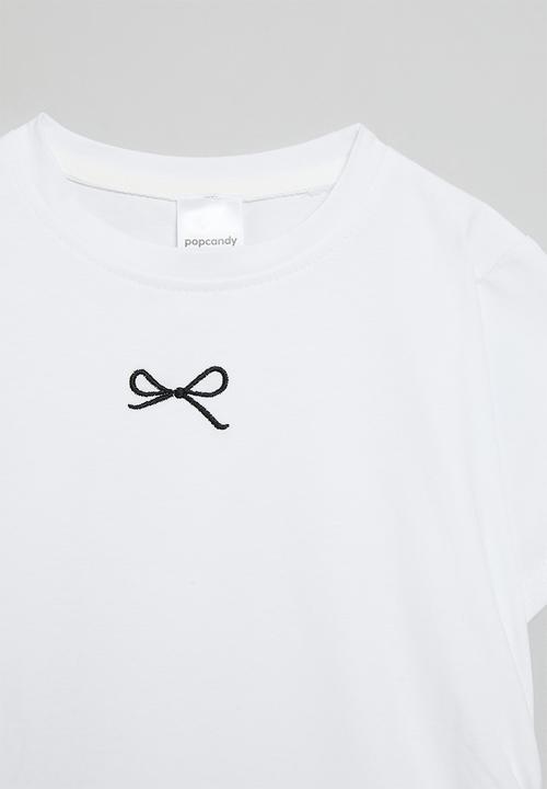 Pop Candy - Crew neck tee - white