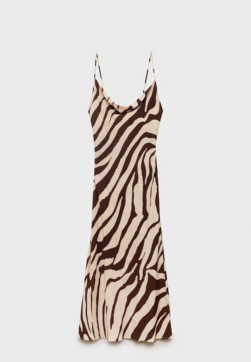 MANGO - Dress Koni - Brown