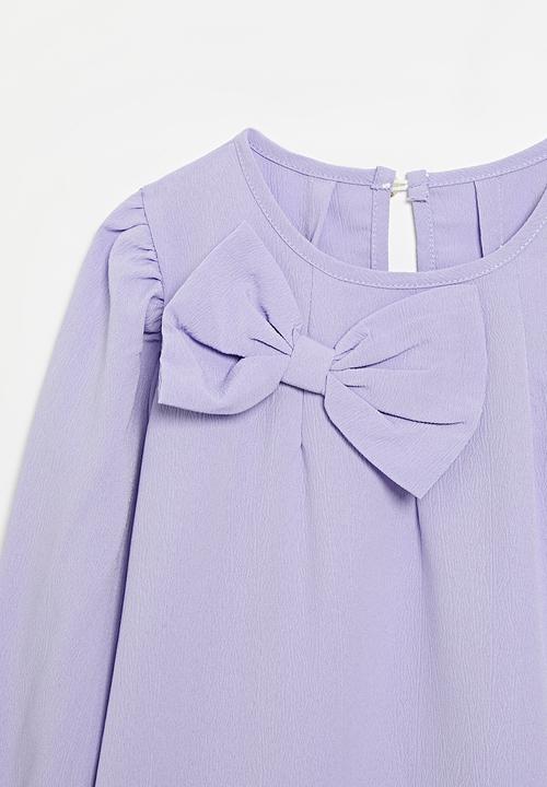 Pop Candy - Smock sleeve dress - lilac