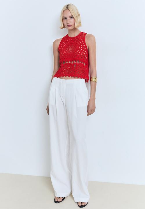 MANGO - Top Kles - Red