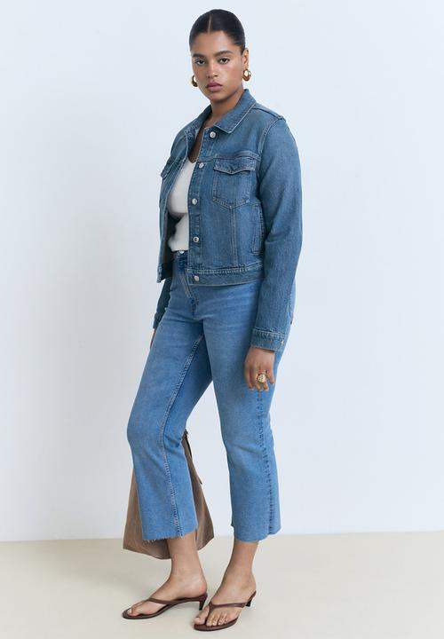 MANGO - Jacket Newvicky - Open Blue