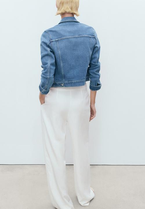 MANGO - Jacket Newvicky - Open Blue