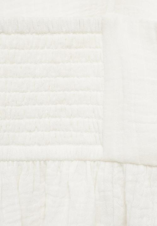 MANGO - Top Rodas - White