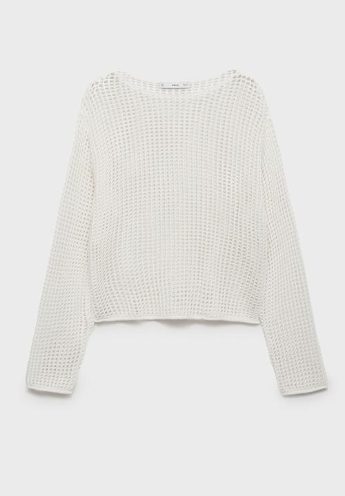 MANGO - Sweater Nairobi - White