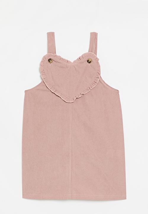Pop Candy - Cord pinafore - pink