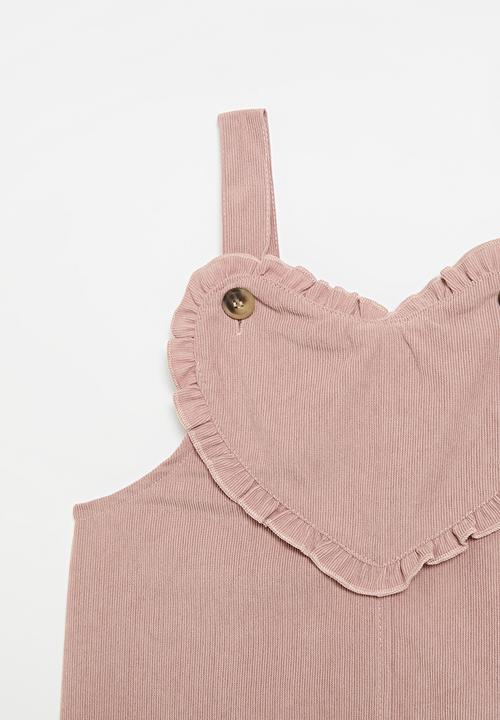 Pop Candy - Cord pinafore - pink
