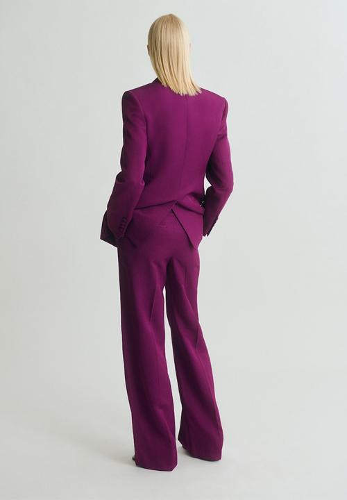 MANGO - Trousers Anna - Fuchsia
