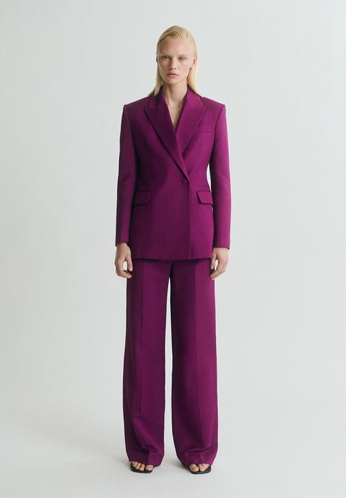 MANGO - Trousers Anna - Fuchsia