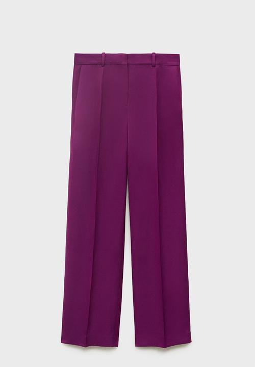 MANGO - Trousers Anna - Fuchsia