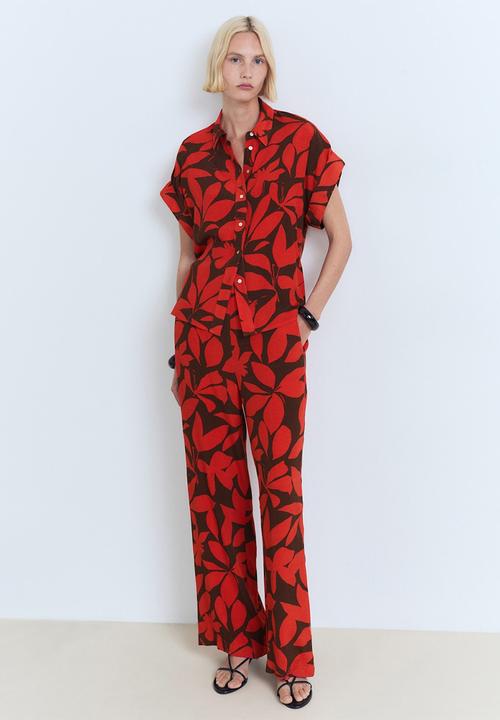 MANGO - Shirt Ibiza - Red