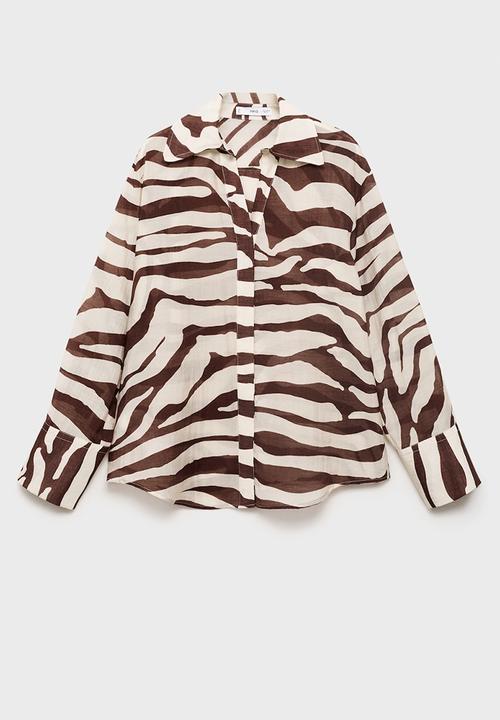 MANGO - Shirt Koni - Light Beige