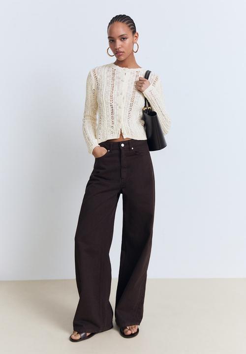 MANGO - Cardigan Mira - Light Beige