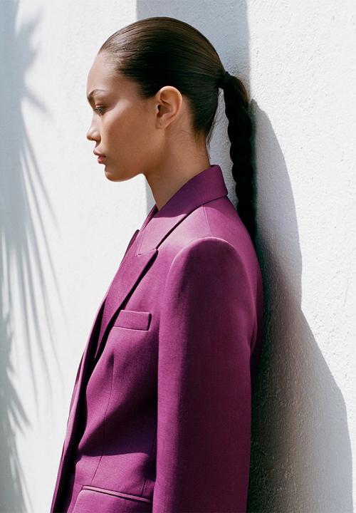 MANGO - Blazer Anna - Fuchsia