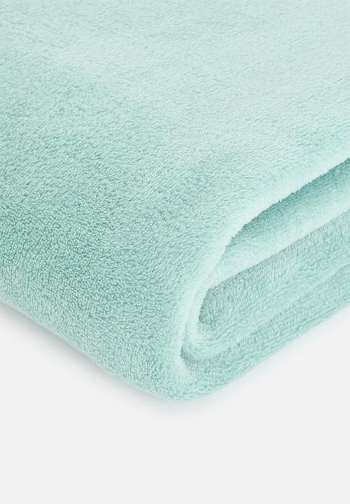 Sixth Floor - Fleece Throw - Aqua