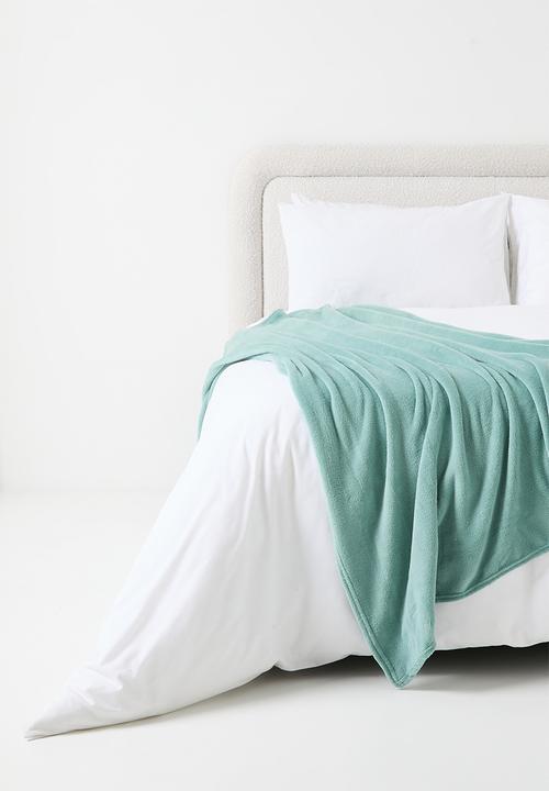 Sixth Floor - Fleece Throw - Aqua