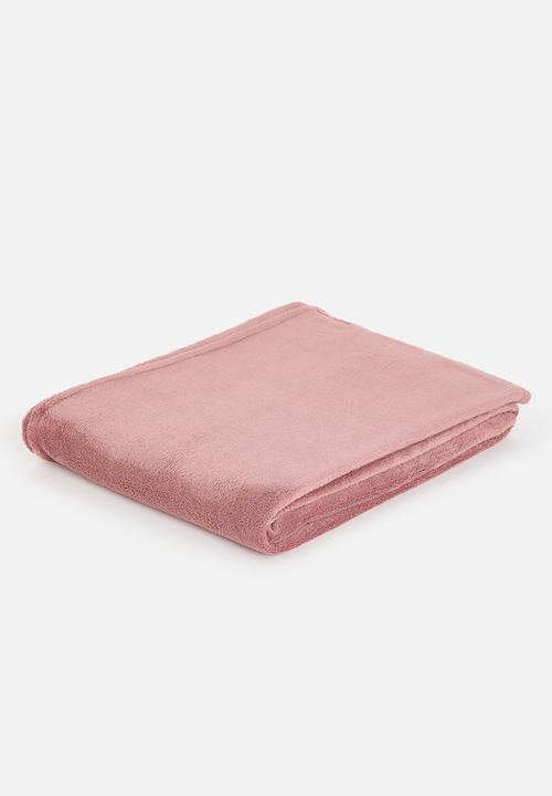 Fleece Throw - Pink