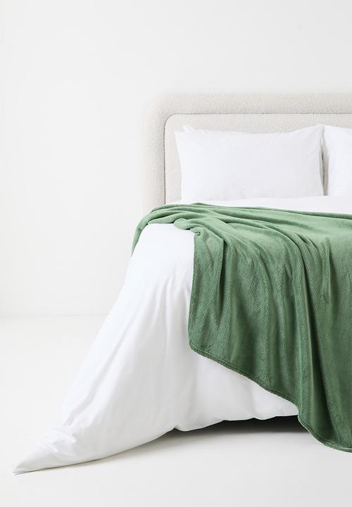 Sixth Floor - Fleece Throw - Sage
