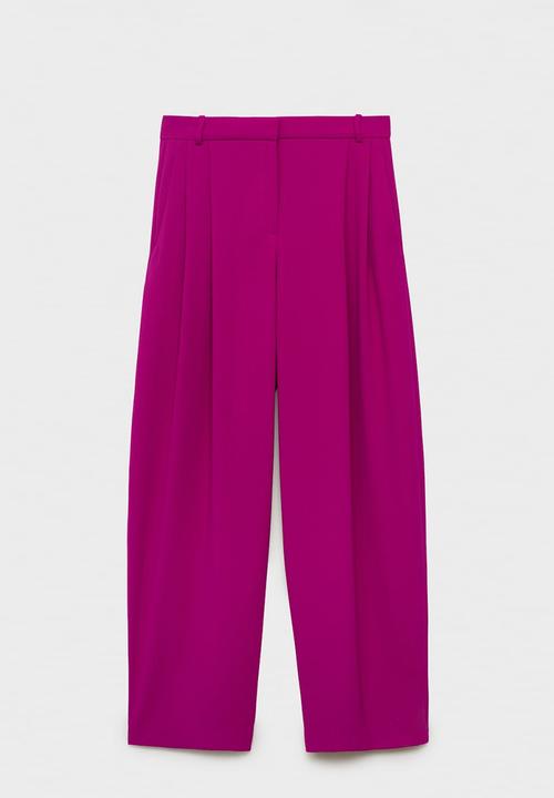 MANGO - Trousers Grace - Bright Pink